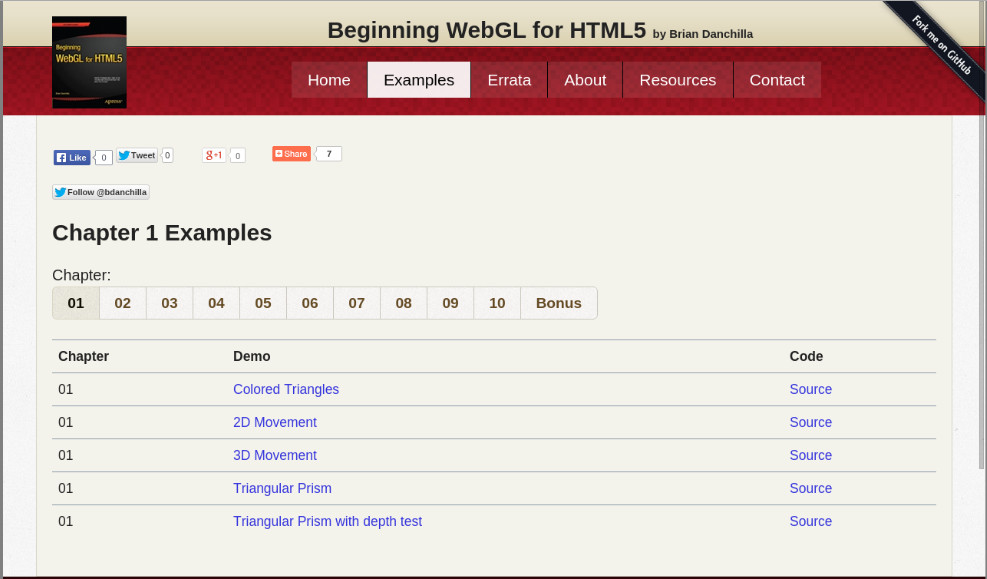 Beginning WebGL website