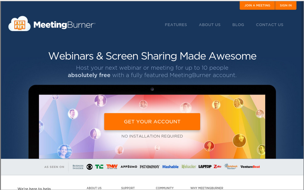 MeetingBurner Screenshot