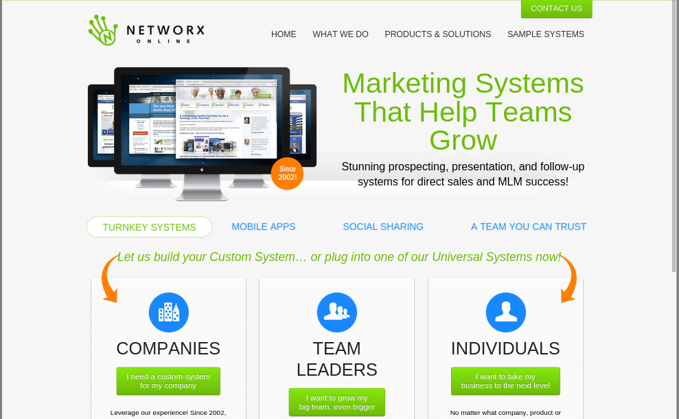 Networx Online Screenshot